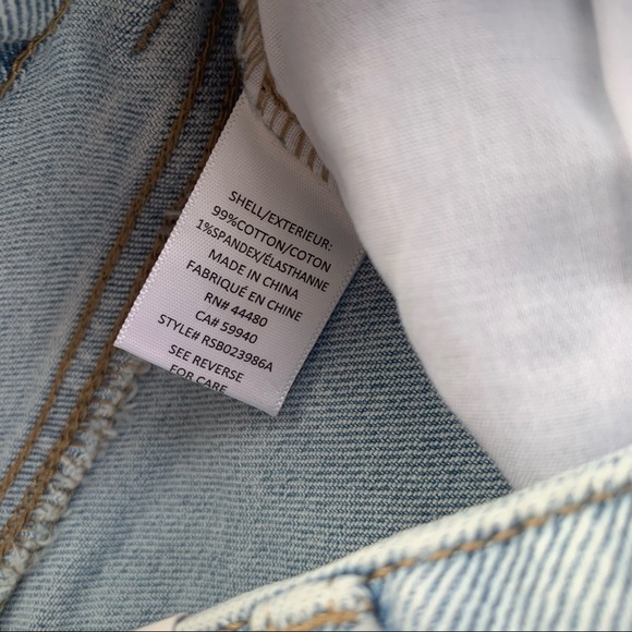 Tinseltown Distressed The Mom High Rise Jeans Denim size 9 - Picture 8 of 9